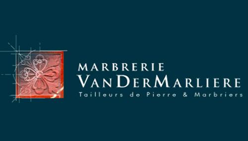 Logo Marbrerie Vandermarliere fond Logo Marbrerie Vandermarliere fond